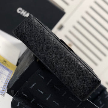 Caviar Jumbo Shoulder Bag Black 25 – ModaBuzz®