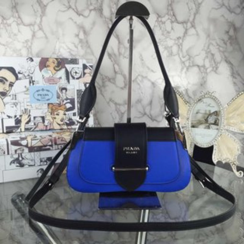 Sidonie Shoulder Bag Blue/Black New