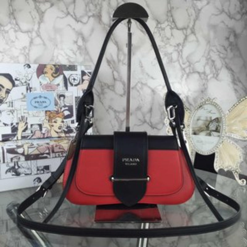 Sidonie Shoulder Bag Red/Black New