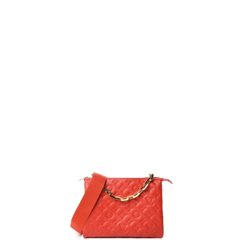 Coussin PM Red Leather Handbags