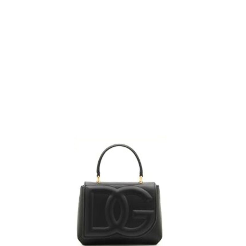 DG Logo Top Handle Bag Black