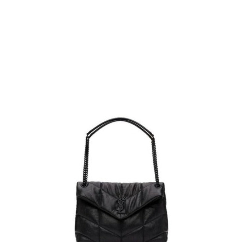 Loulou Puffer Shoulder Bag Black