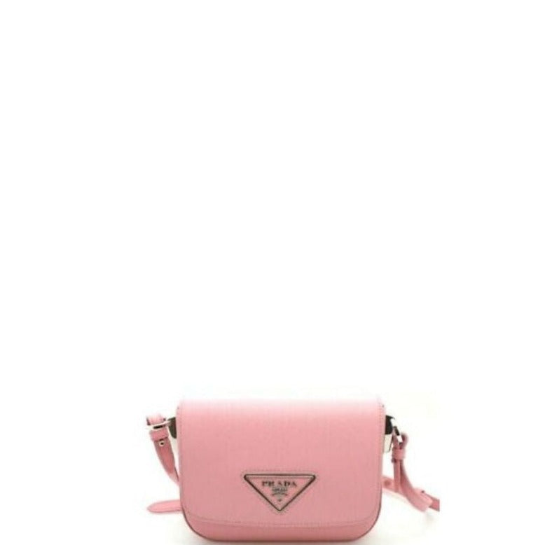 Saffiano Identity Shoulder Bag Pink