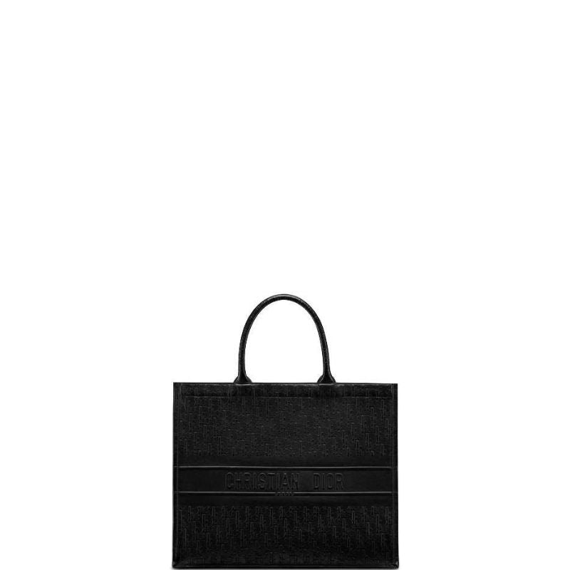Book Tote Oblique Bag Black