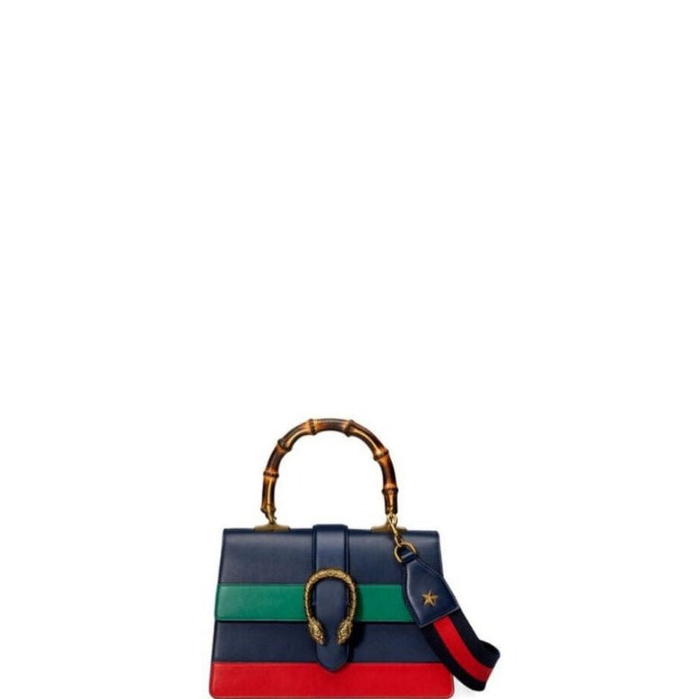 Women's Blue Green And Red Dionysus Mini Top Handle Bag