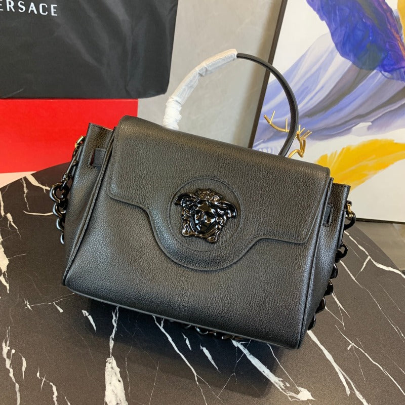 La Medusa Top Handle Bag Ultra Black