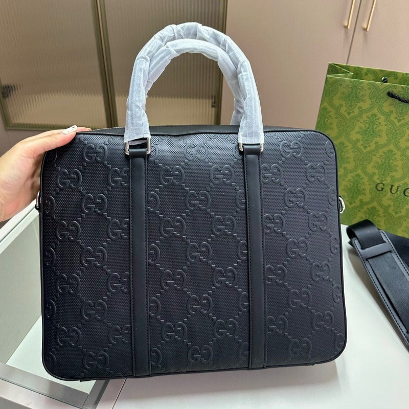 GG Briefcase Bag Black
