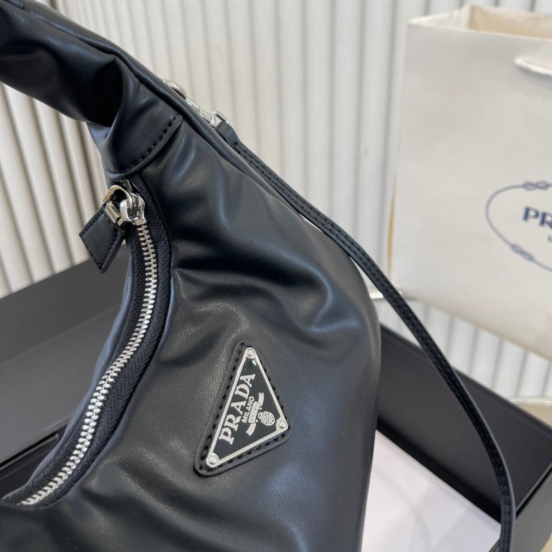 Soft Padded Nappa Leather Mini-bag Black