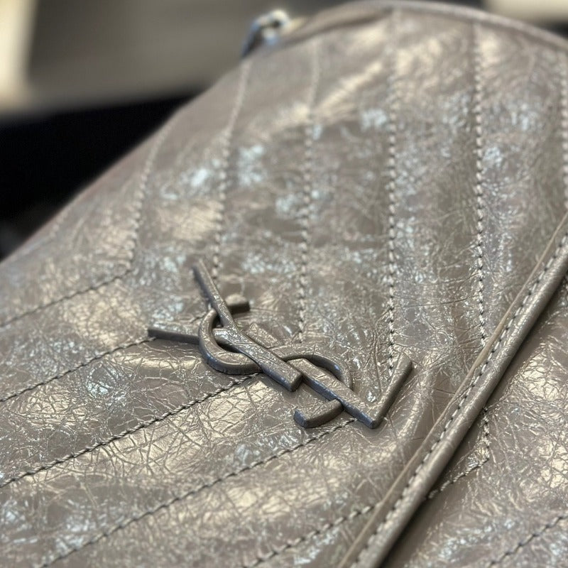 Niki Shoulder Chain Bag Grey New