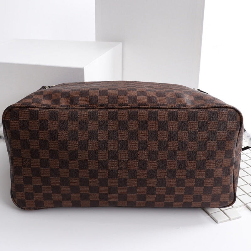 Neverfull MM Canvas Bag Brown