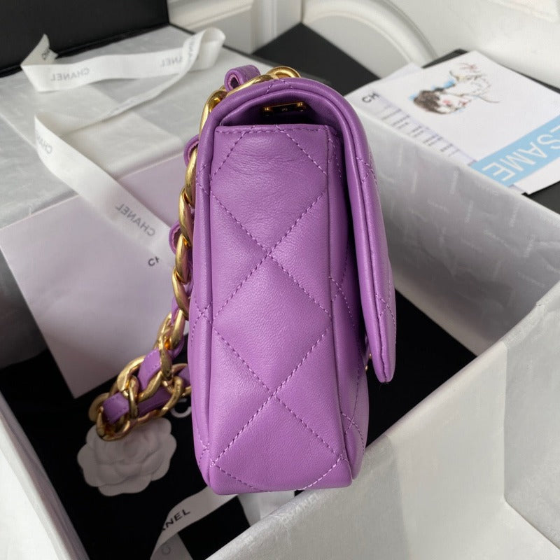 Flap Bag Lilac New Collection
