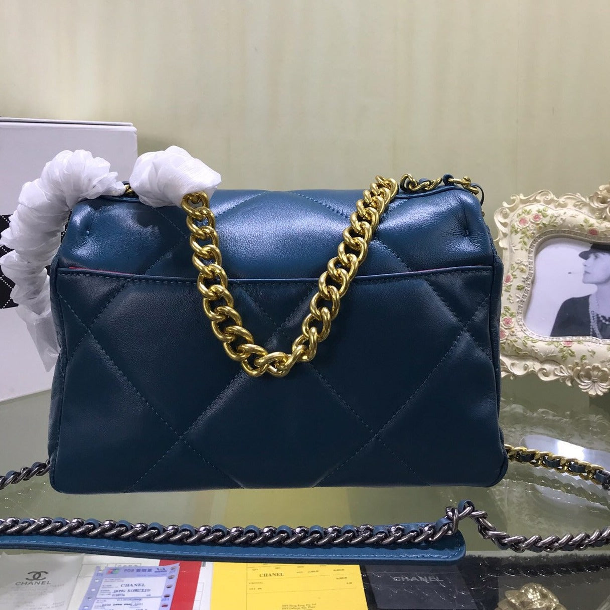 Flap Bag Turquoise