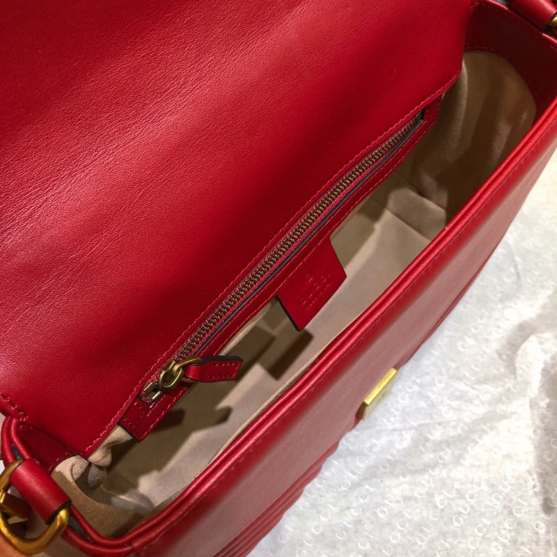 Marmont Handle Bag Red