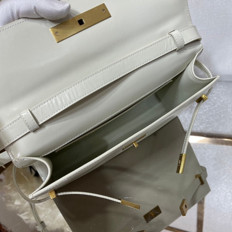 MANHATTAN SHOULDER BAG IN BOX WHITE