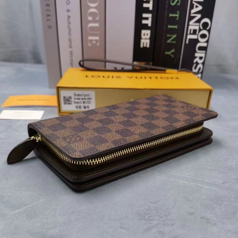 Canvas Coquelicot Adele Wallet Brown