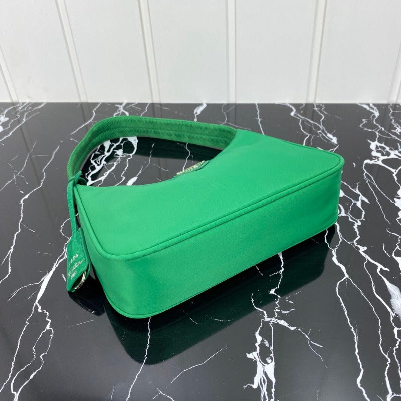 Vintage Nylon Hobo Bag Green