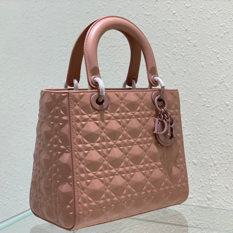 Lady Handbag Pink Beige