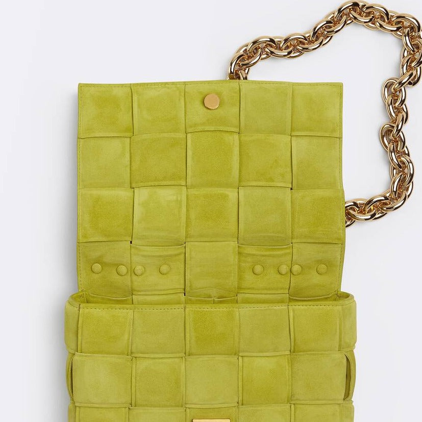Chain Cassette Bag Yellow green