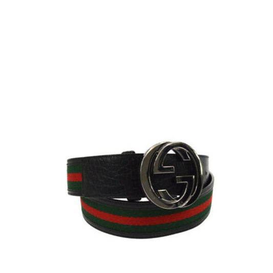 Unisex Belt Buckle G Black-green-red