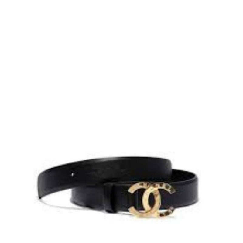 Design Leather CC Belt Black
