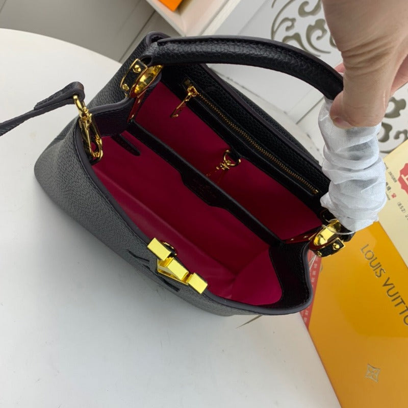 Capucines Mini Handbag Black