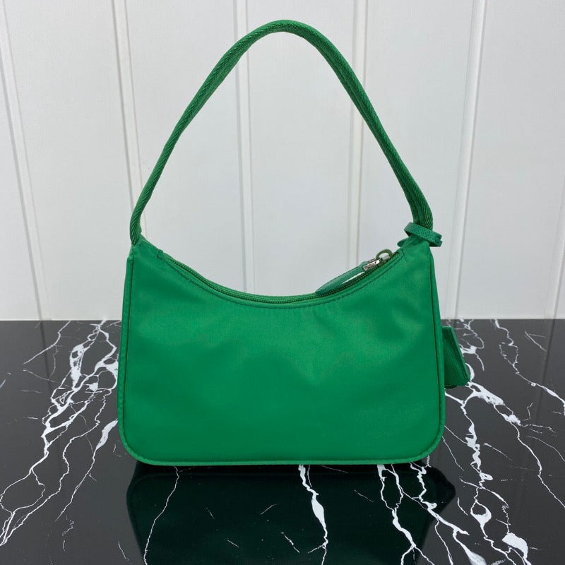 Vintage Nylon Hobo Bag Green
