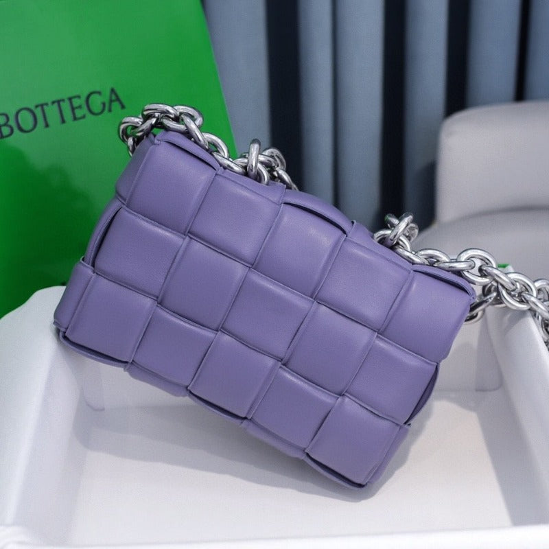 Cassette Shoulder Chain Bag Lilac