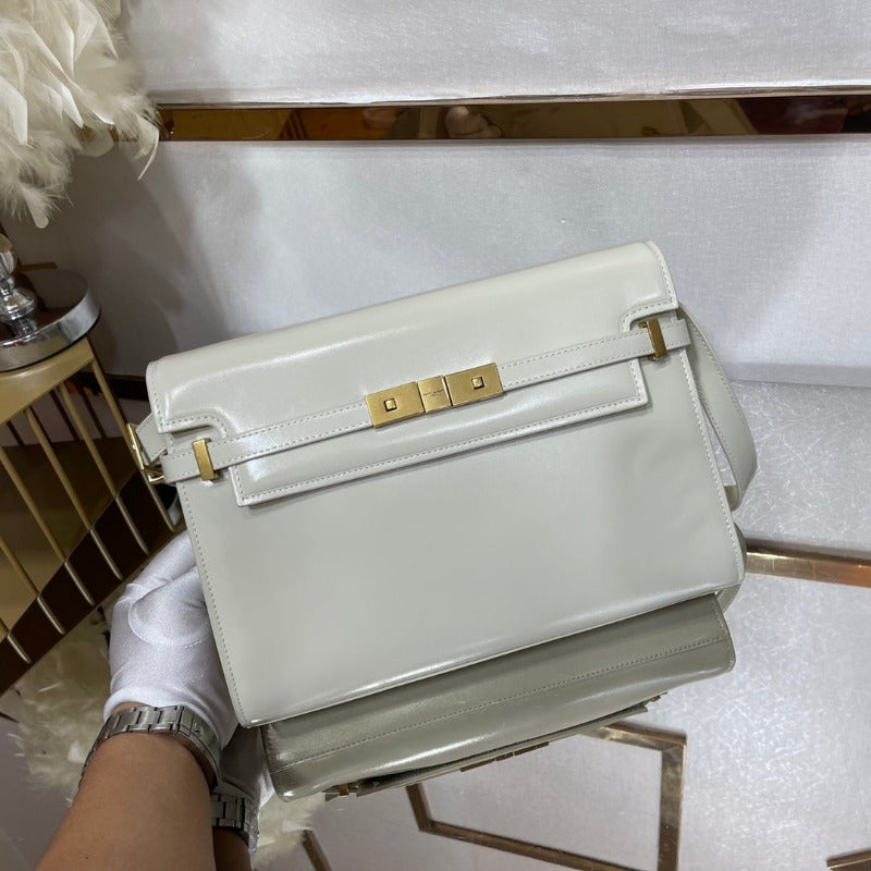 MANHATTAN SHOULDER BAG IN BOX WHITE