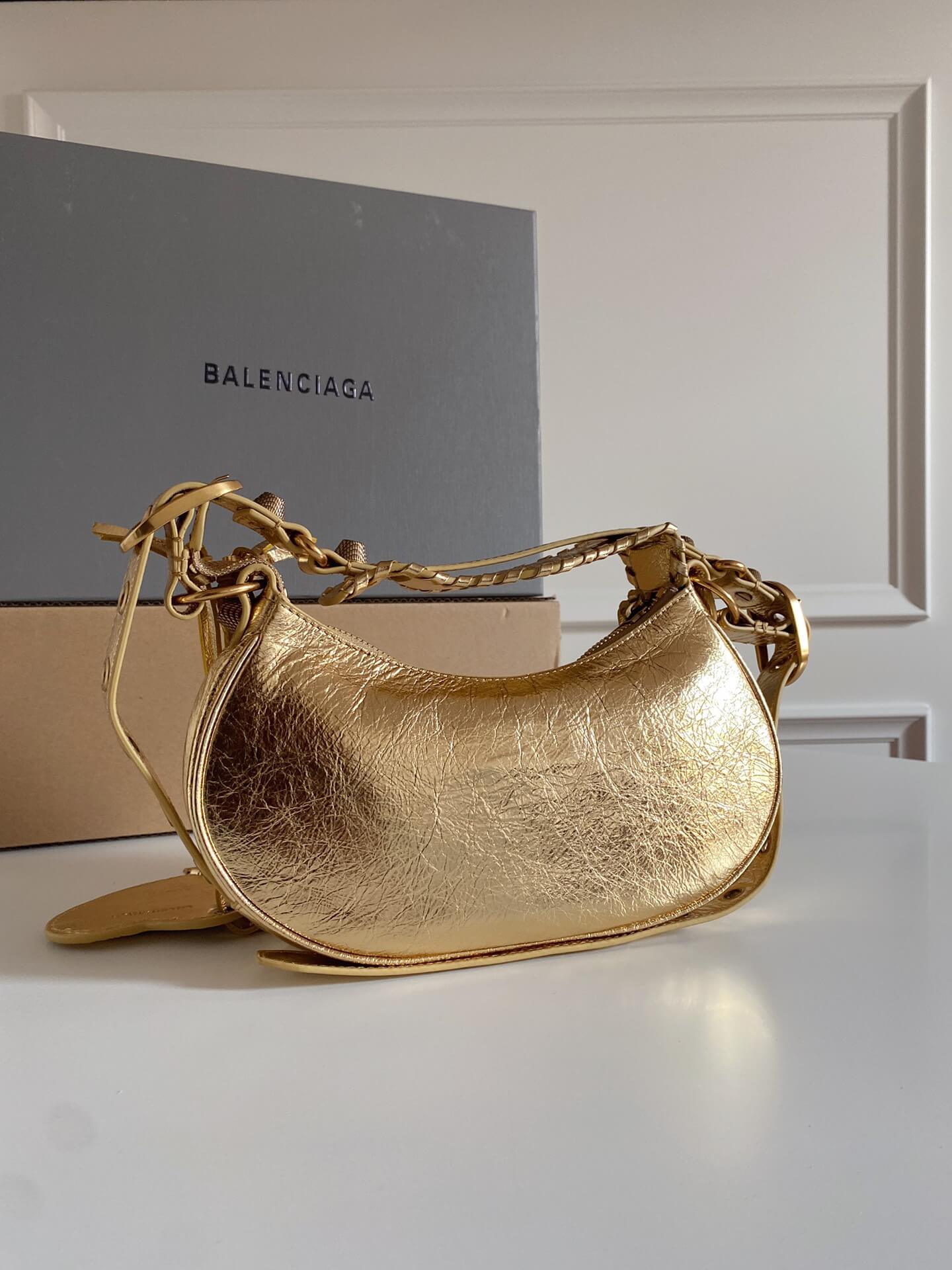 Le Cagole Small Bag Gold Color