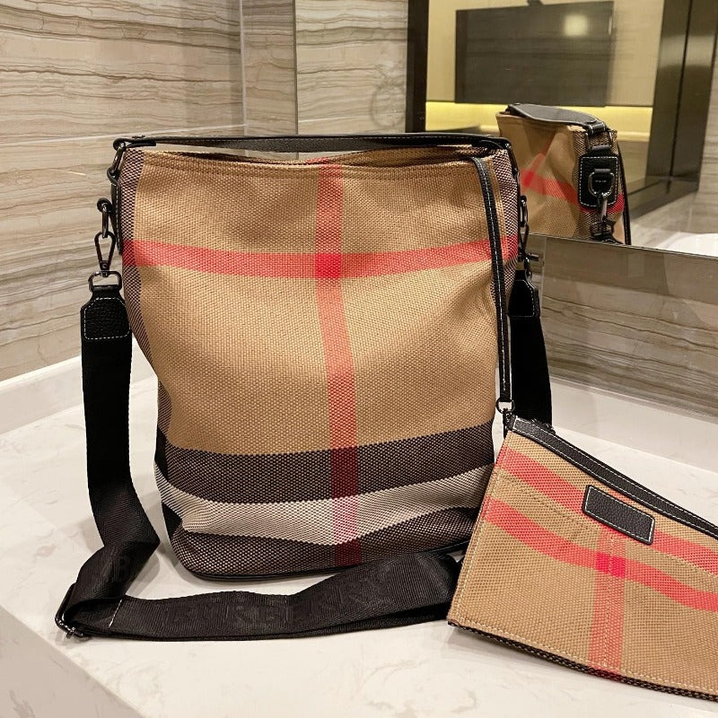Ashby Multicolor Canvas and Leather Bag